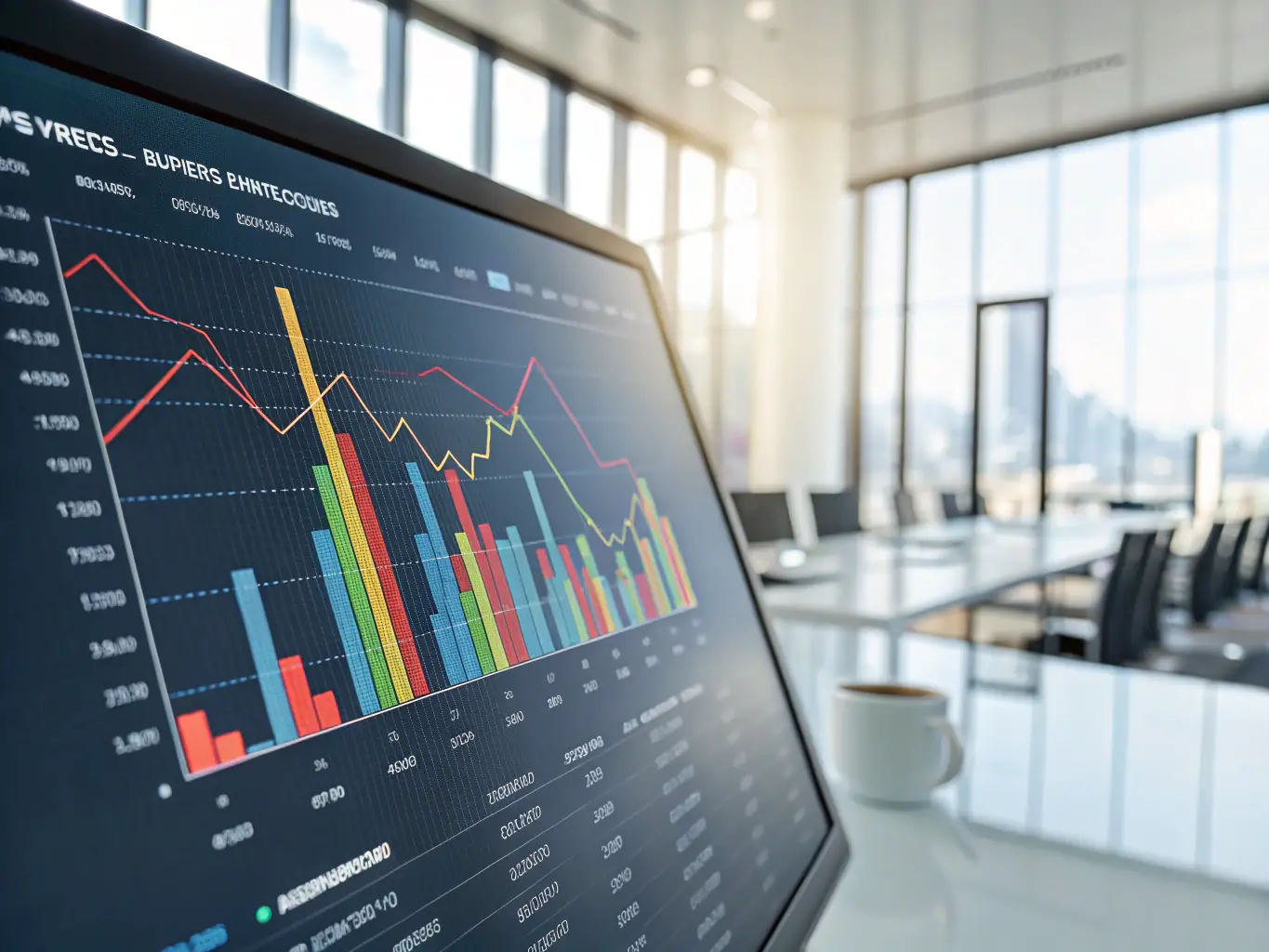 A graph showing a clear downward trend in operational costs after implementing cost initiatives, demonstrating the tangible financial benefits of System Operations Solutions (SOS)'s services.